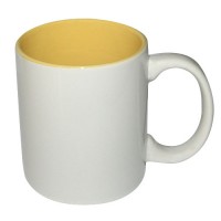 White & Yellow Mug